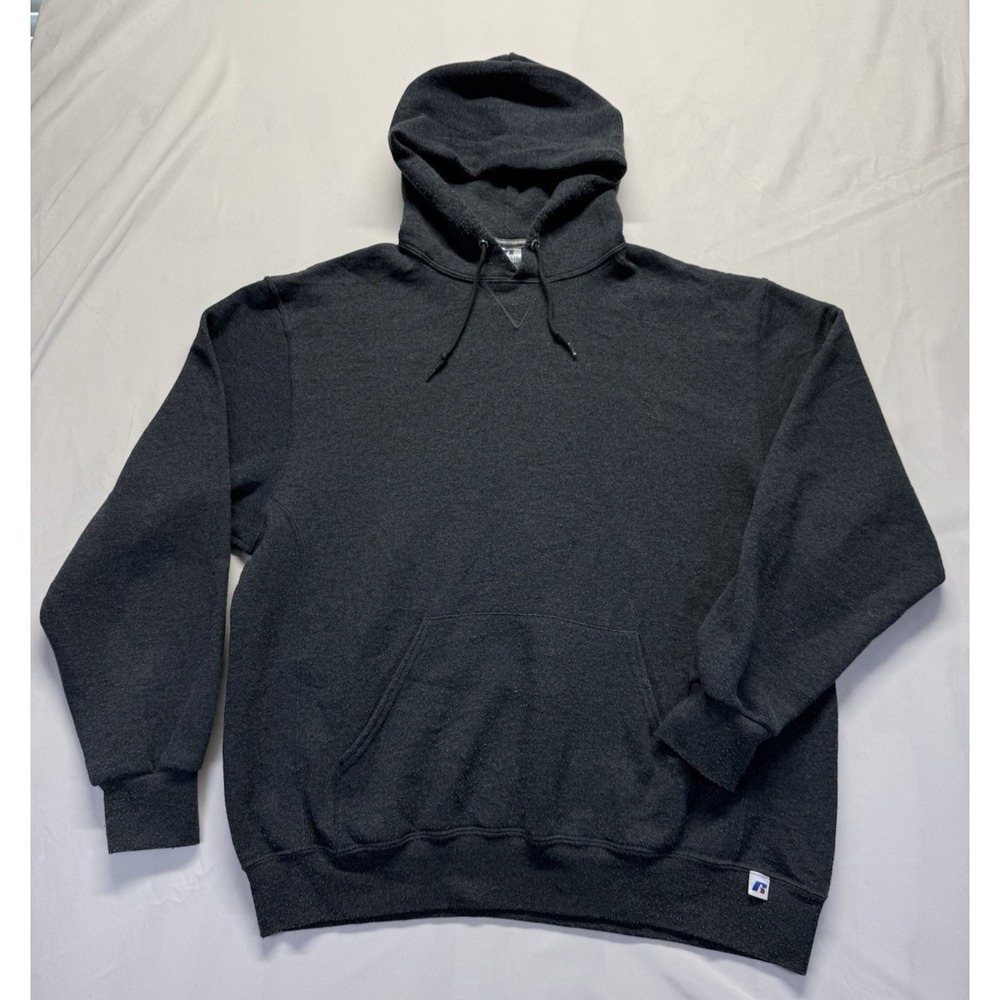 Russell Athletic Hoodie Size XL Navy Made In USA Pullover sweatshirt‎